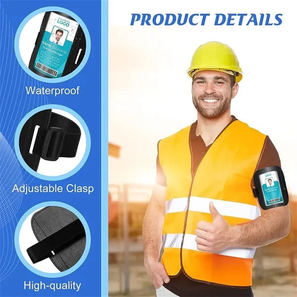Adjustable Waterproof Arm Band Card Holder
