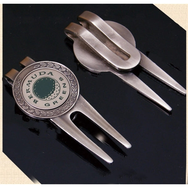 Magnetic Divot Repair Tool with Removable Ball Marker