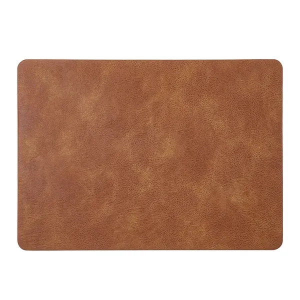 PU Leather Placemat 16.9x11.8 Inch Multiple Colors