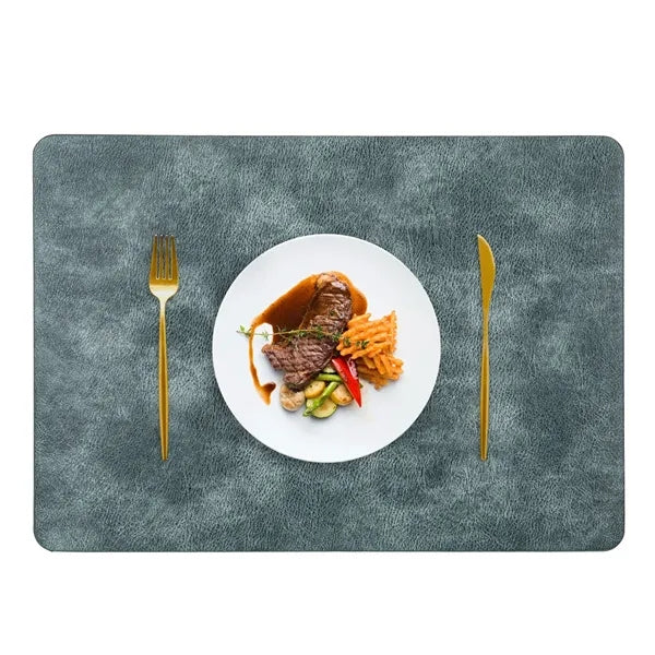 PU Leather Placemat 16.9x11.8 Inch Multiple Colors
