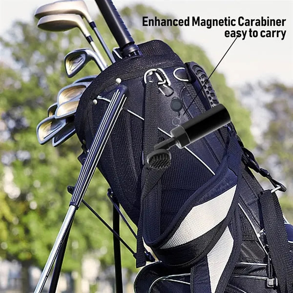 Golf Club Cleaner Brush Spray Portable Carabiner