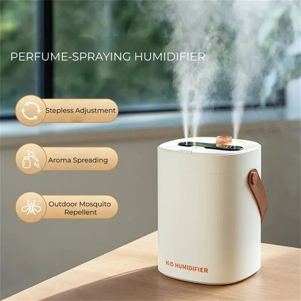 Aroma Humidifier 2L Portable Essential Oil Lamp