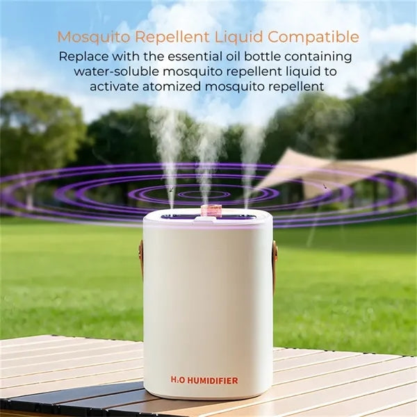 Aroma Humidifier 2L Portable Essential Oil Lamp