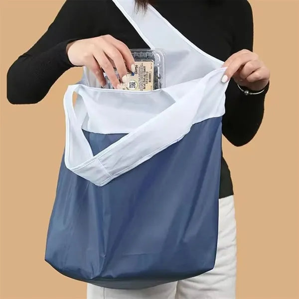 Foldable Lightweight Spacious Eco Fabric Shopping Tote Bag