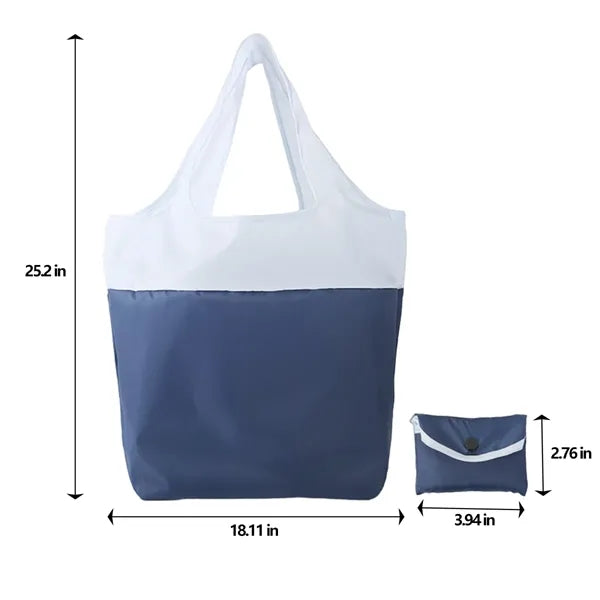 Foldable Lightweight Spacious Eco Fabric Shopping Tote Bag
