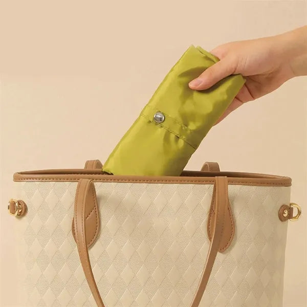 Foldable Lightweight Waterproof Drawstring Shopping Tote Bag