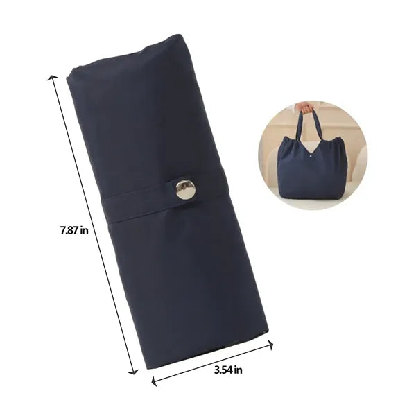 Foldable Lightweight Waterproof Drawstring Shopping Tote Bag