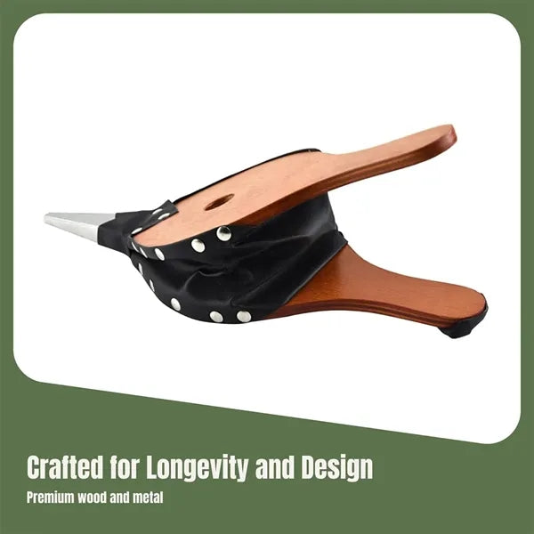 Retro Outdoor Bellows Wooden Barbecue Hand Air Blower