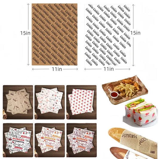 Coated Greaseproof Food Wrap Paper