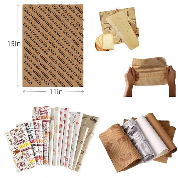 Coated Greaseproof Food Wrap Paper