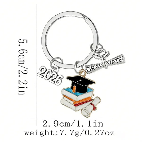 2026 Graduation Keepsake Keychain