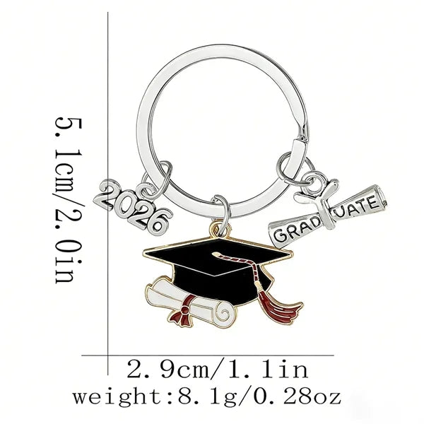 2026 Graduation Keepsake Keychain