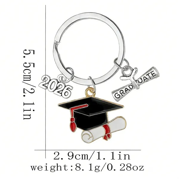 2026 Graduation Keepsake Keychain