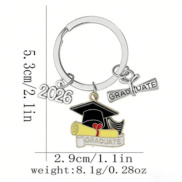2026 Graduation Keepsake Keychain
