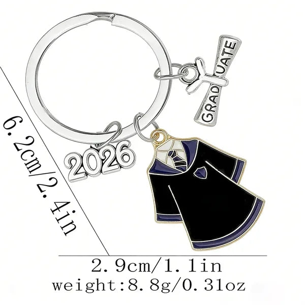 2026 Graduation Keepsake Keychain