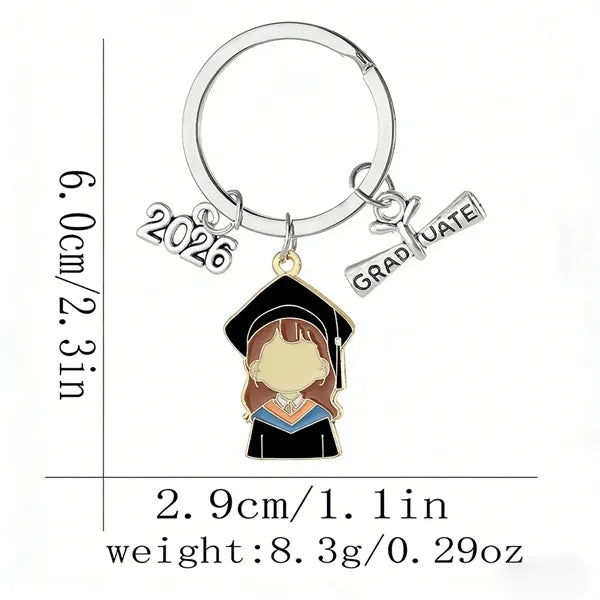 2026 Graduation Keepsake Keychain
