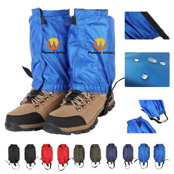 Short Lightweight Adjustable Breathable Snow Boot Gaiters
