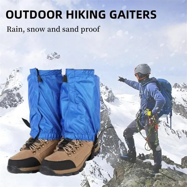 Short Lightweight Adjustable Breathable Snow Boot Gaiters