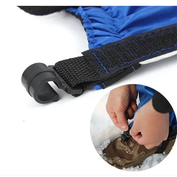 Short Lightweight Adjustable Breathable Snow Boot Gaiters