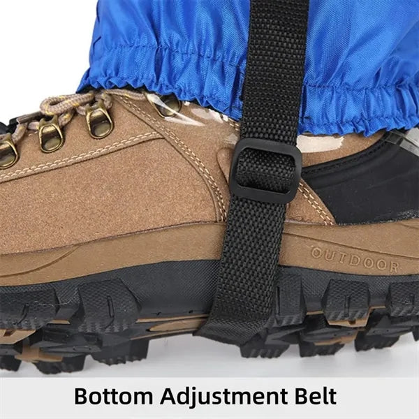 Short Lightweight Adjustable Breathable Snow Boot Gaiters