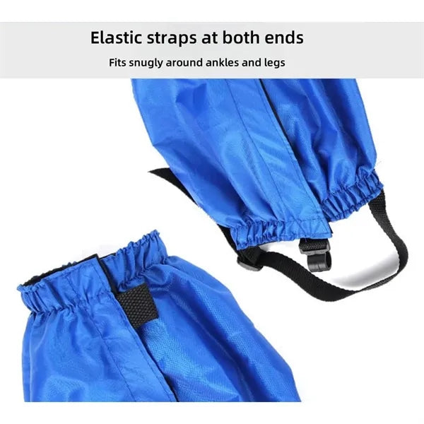 Short Lightweight Adjustable Breathable Snow Boot Gaiters