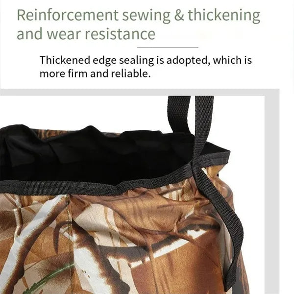 Portable Folding Travel Round Wash Basin with Storage Bag