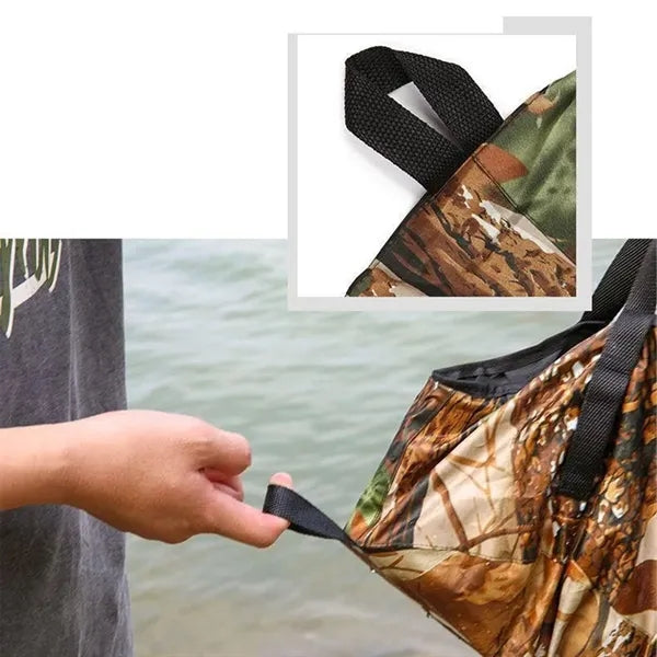 Portable Folding Travel Round Wash Basin with Storage Bag