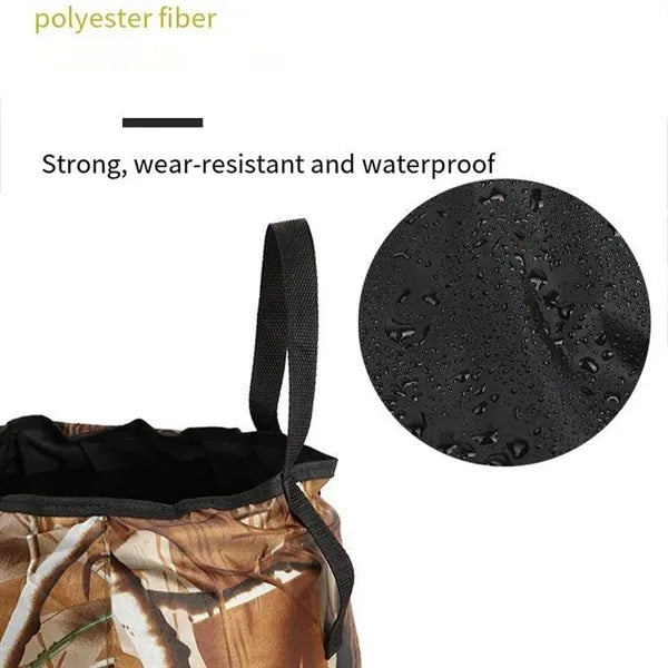 Portable Folding Travel Round Wash Basin with Storage Bag
