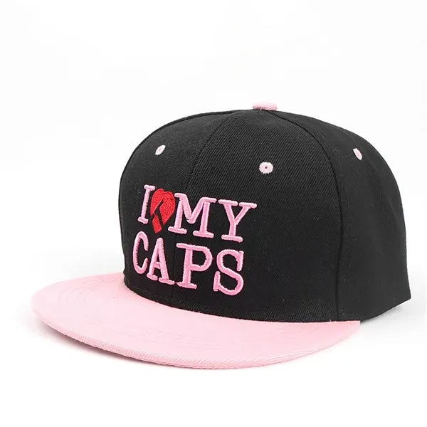 Embroidered Baseball Cap w/ Letters