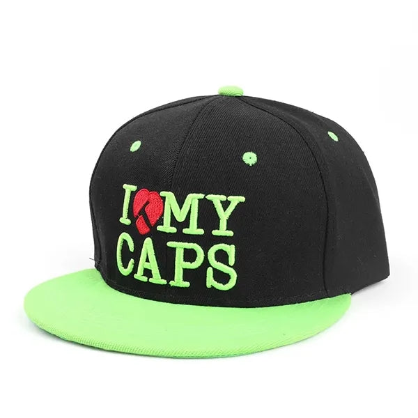 Embroidered Baseball Cap w/ Letters