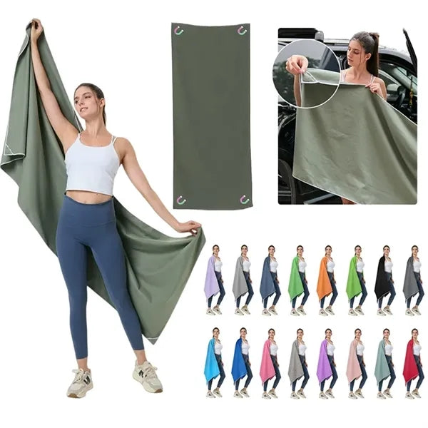 Magnetic Quick-Dry Microfiber Towel