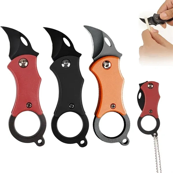Mini Pocket Folding Knife Keychain