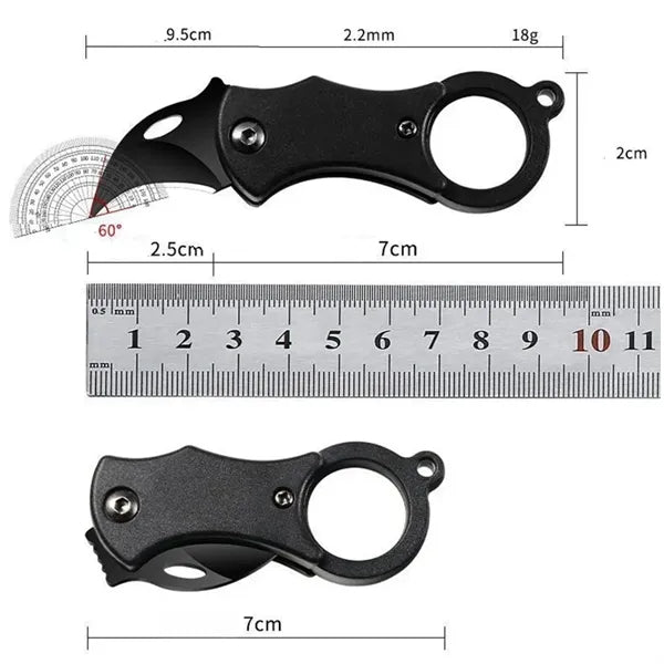Mini Pocket Folding Knife Keychain