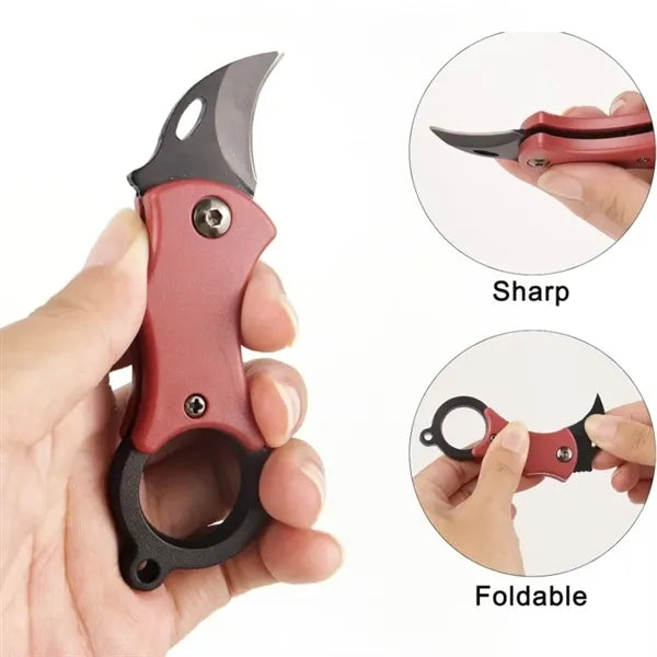 Mini Pocket Folding Knife Keychain