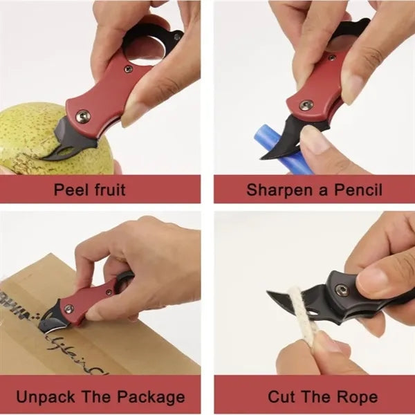 Mini Pocket Folding Knife Keychain