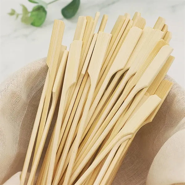 100Pcs Disposable Bamboo Skewers