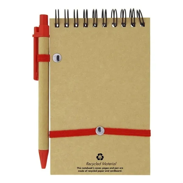 Eco Recycled Jotter With Pen