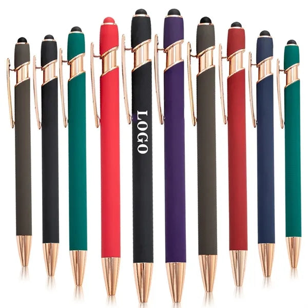 Rose Gold Stylus Ballpoint Pen