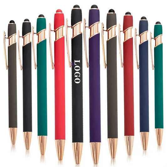 Rose Gold Stylus Ballpoint Pen