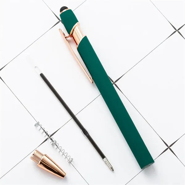 Rose Gold Stylus Ballpoint Pen