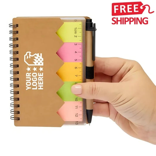Pocket Notebook with Pen and Sticker