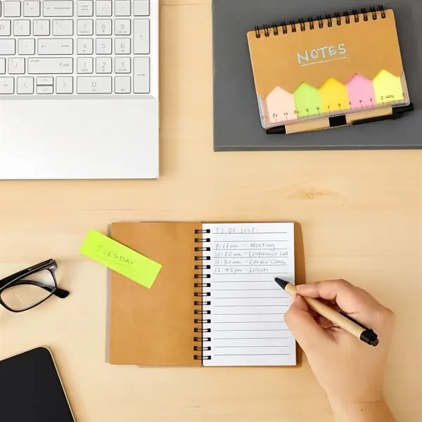 Pocket Notebook with Pen and Sticker