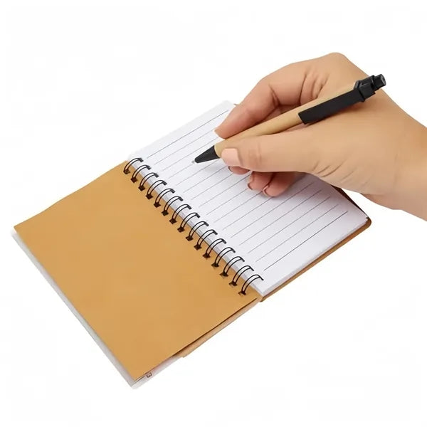 Pocket Notebook with Pen and Sticker