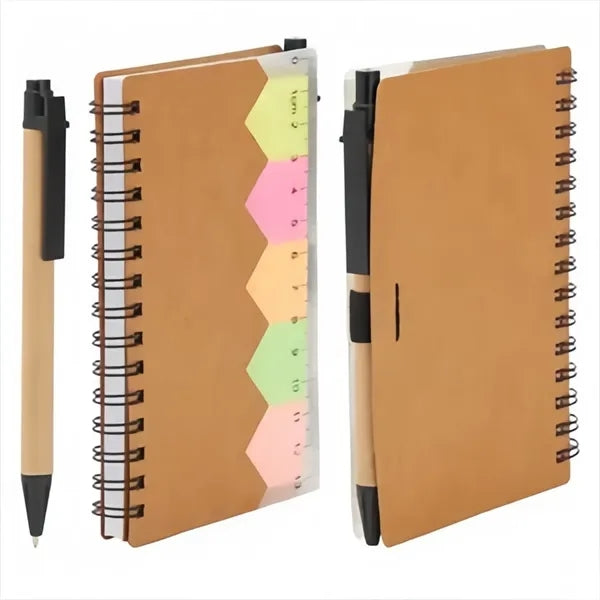 Pocket Notebook with Pen and Sticker