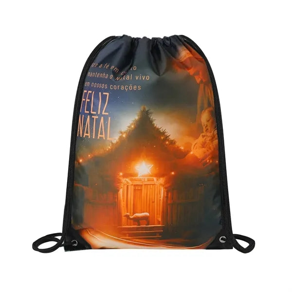420D Durable Dye Sublimation Cinch Backpack