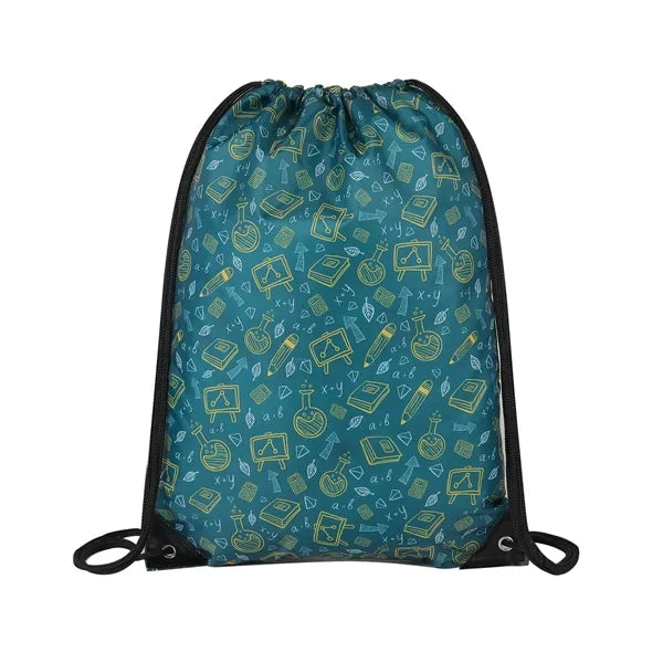 420D Durable Dye Sublimation Cinch Backpack