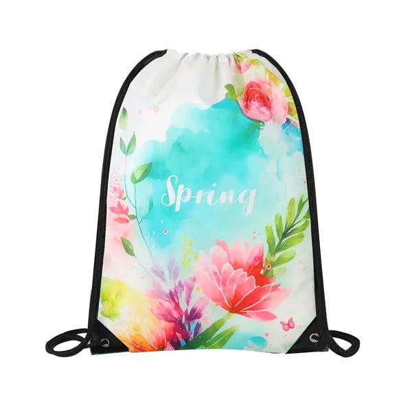 420D Durable Dye Sublimation Cinch Backpack