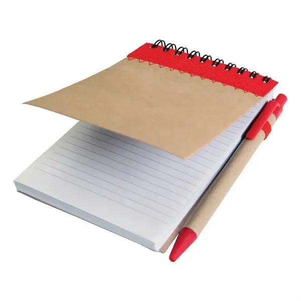 Recycled Jotter Pads with Pen 60 Sheets