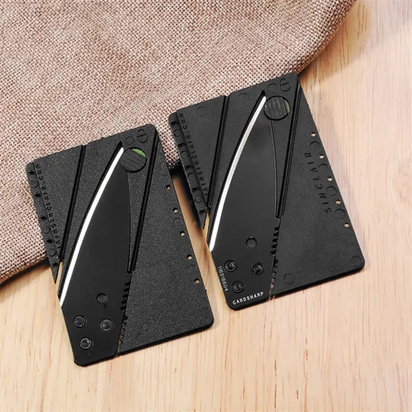 Foldable Versatile Waterproof Credit Card Shaped Fruit Knife