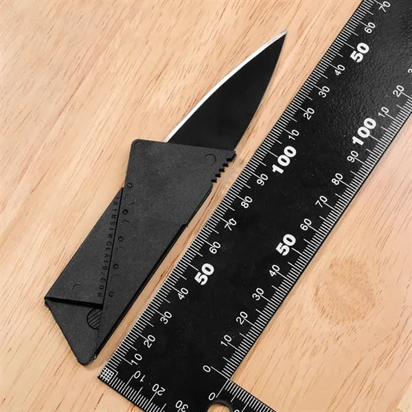 Foldable Versatile Waterproof Credit Card Shaped Fruit Knife
